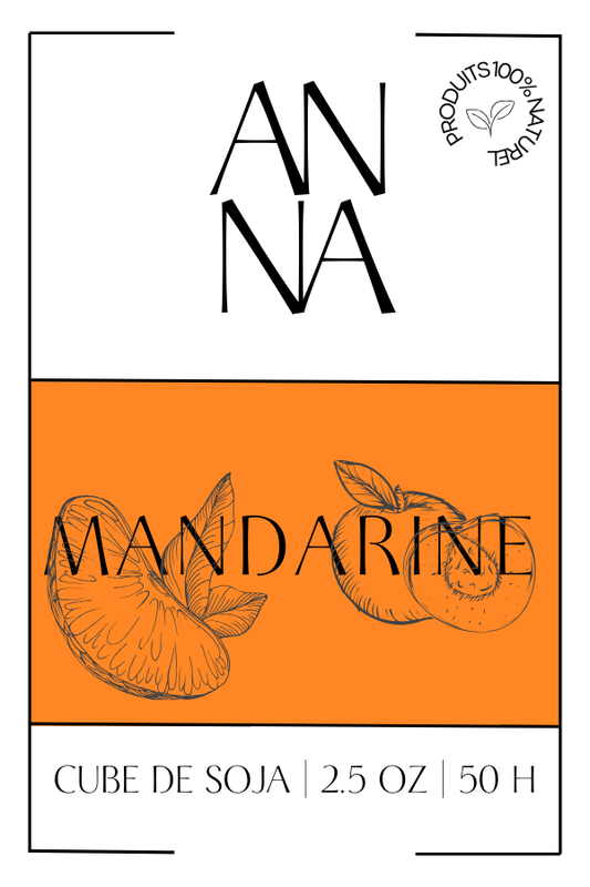 CUBE DE CIRE - MANDARINE