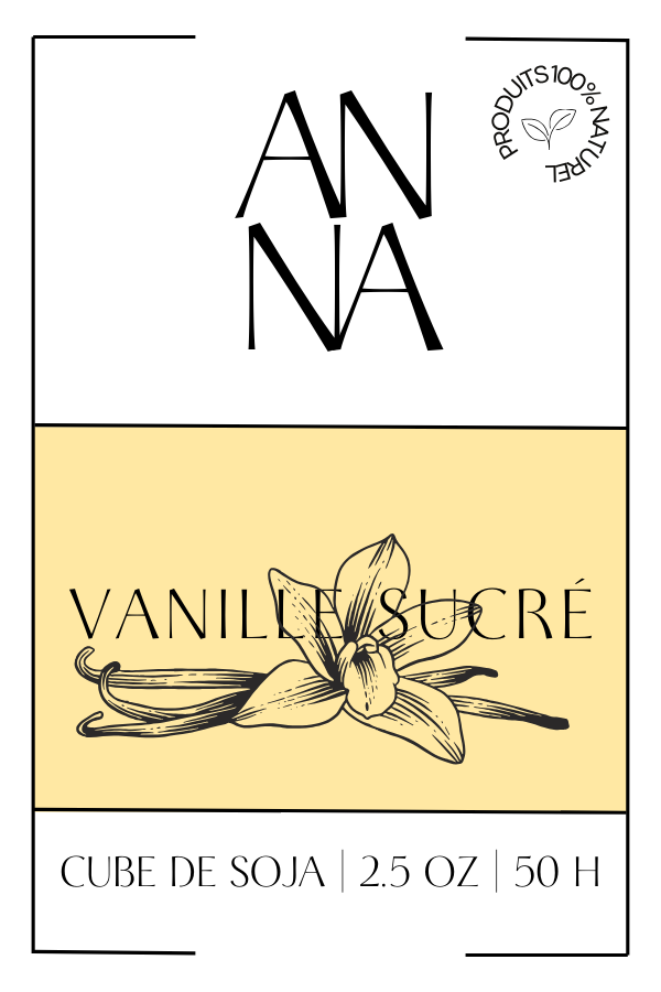 CUBE DE CIRE - VANILLE SUCRÉ