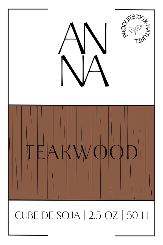 CUBE DE CIRE - TEAKWOOD