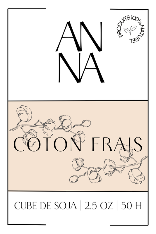 CUBE DE CIRE - COTON FRAIS