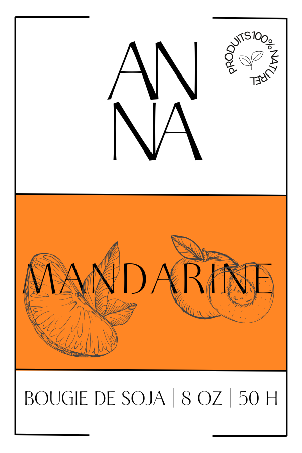 BOUGIE - MANDARINE