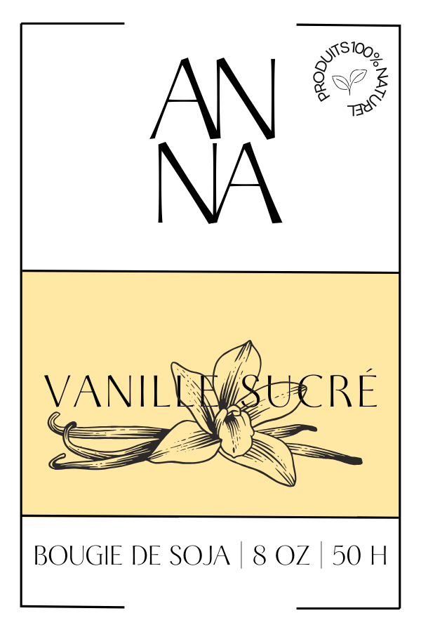 BOUGIE - VANILLE SUCRÉ