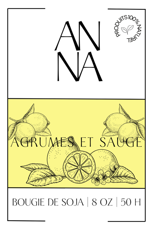 BOUGIE - AGRUMES ET SAUGE